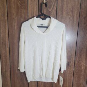 Women Alia Cream Sweater - Size M